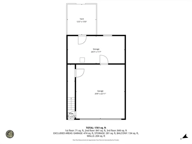 a picture of a floor plan