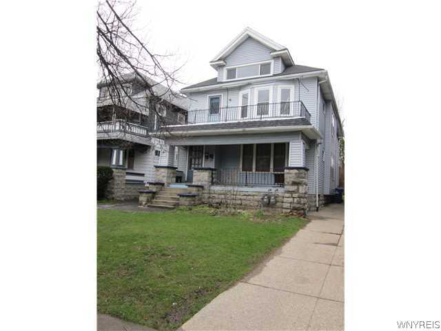 61 Wellington Road Buffalo, NY 14216 - Photo 1 of 1 Exterior Front. Vinyl siding. Some new windows.