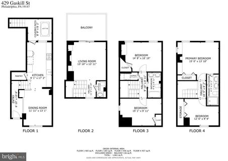 $895,000 | 429 Gaskill Street, Philadelphia, PA 19147