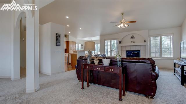 9232 Rockingham Drive Peyton, CO 80831 - Photo 5 of 35 Upon entry, Great room flows into the kitchen.