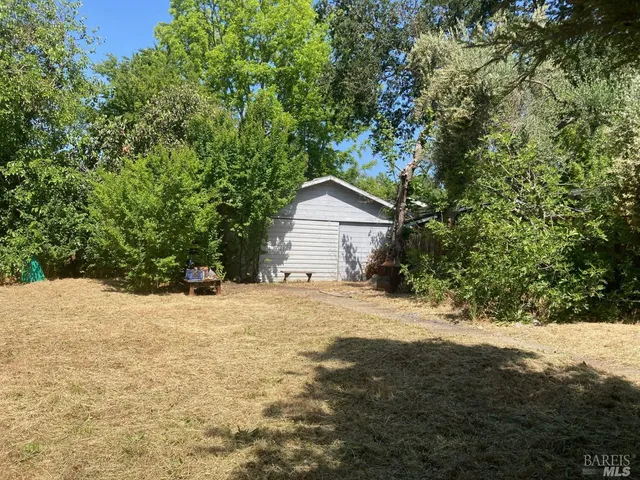 a house view with a outdoor space