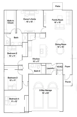 $2,300 | 35080 Brackett Bend, Zephyrhills, FL 33541
