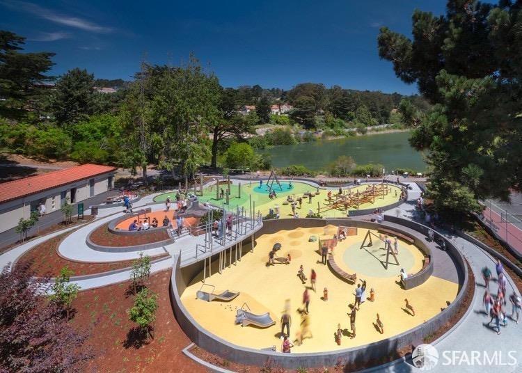 174-172 18th Avenue, Unit 172 San Francisco, CA 94121 - Photo 33 of 37 a view of swimming pool with a dining table and chairs