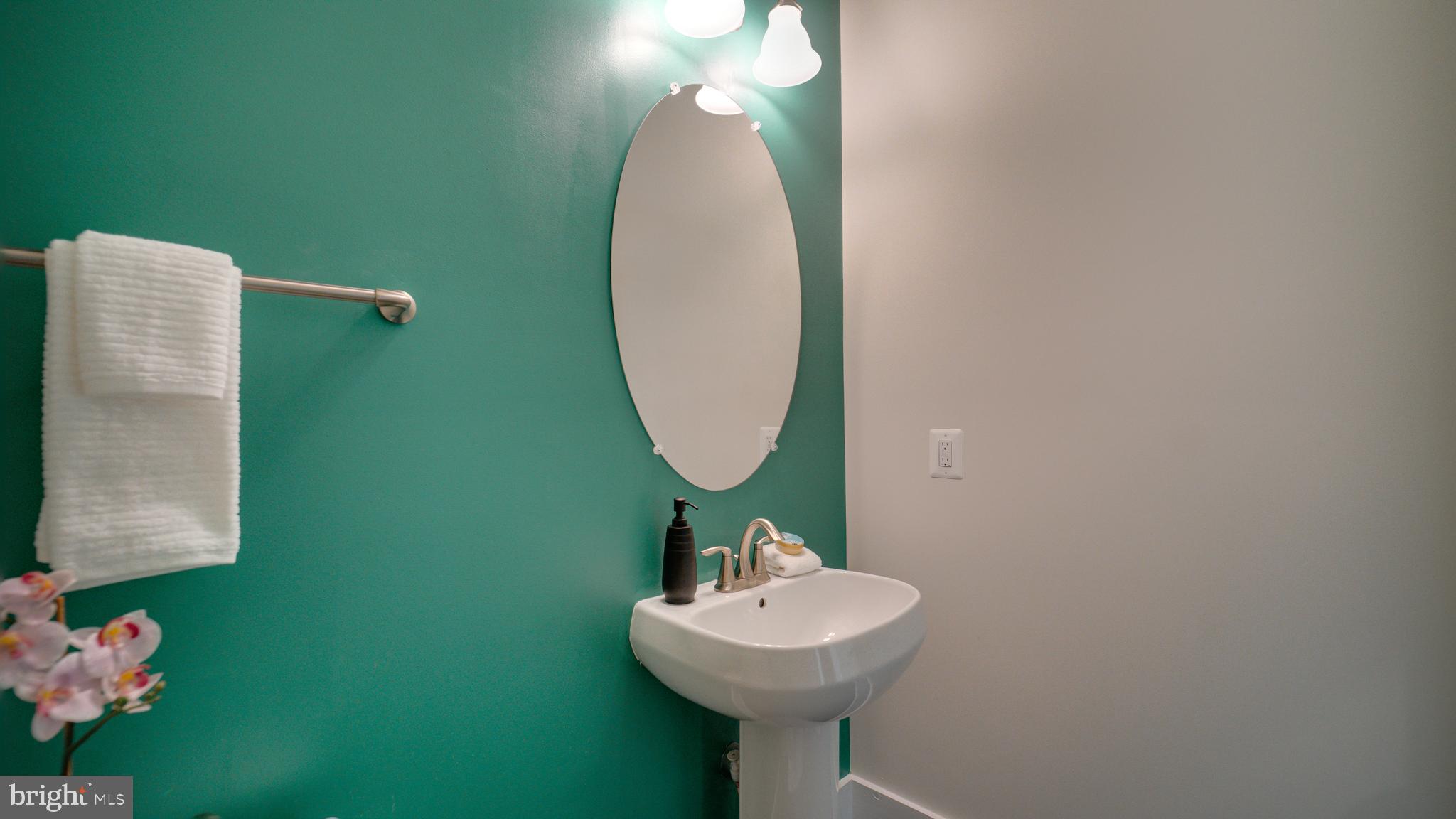 20062 Old Line Terrace Ashburn, VA 20147 - Photo 31 of 79 a bathroom with a sink and mirror