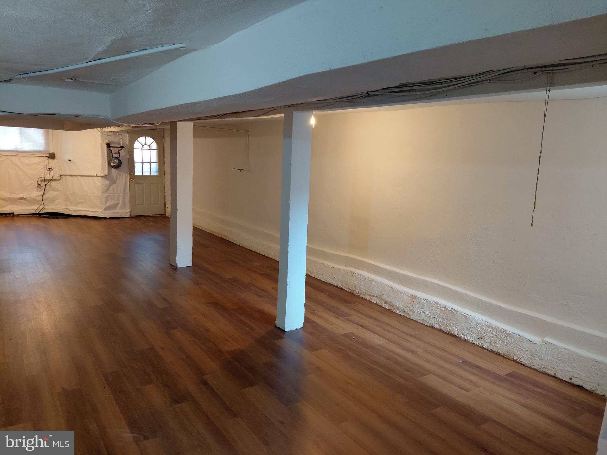 45 R Street Northeast Washington, DC 20002 - Photo 49 of 51 LOWER LEVEL VIEW TO FRONT BASEMENT DOOR