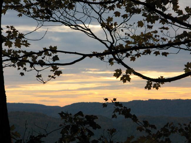 100 Red Springs Road Meadow Bridge, WV 25976 - Photo 3 of 27 Sunset from the top of property