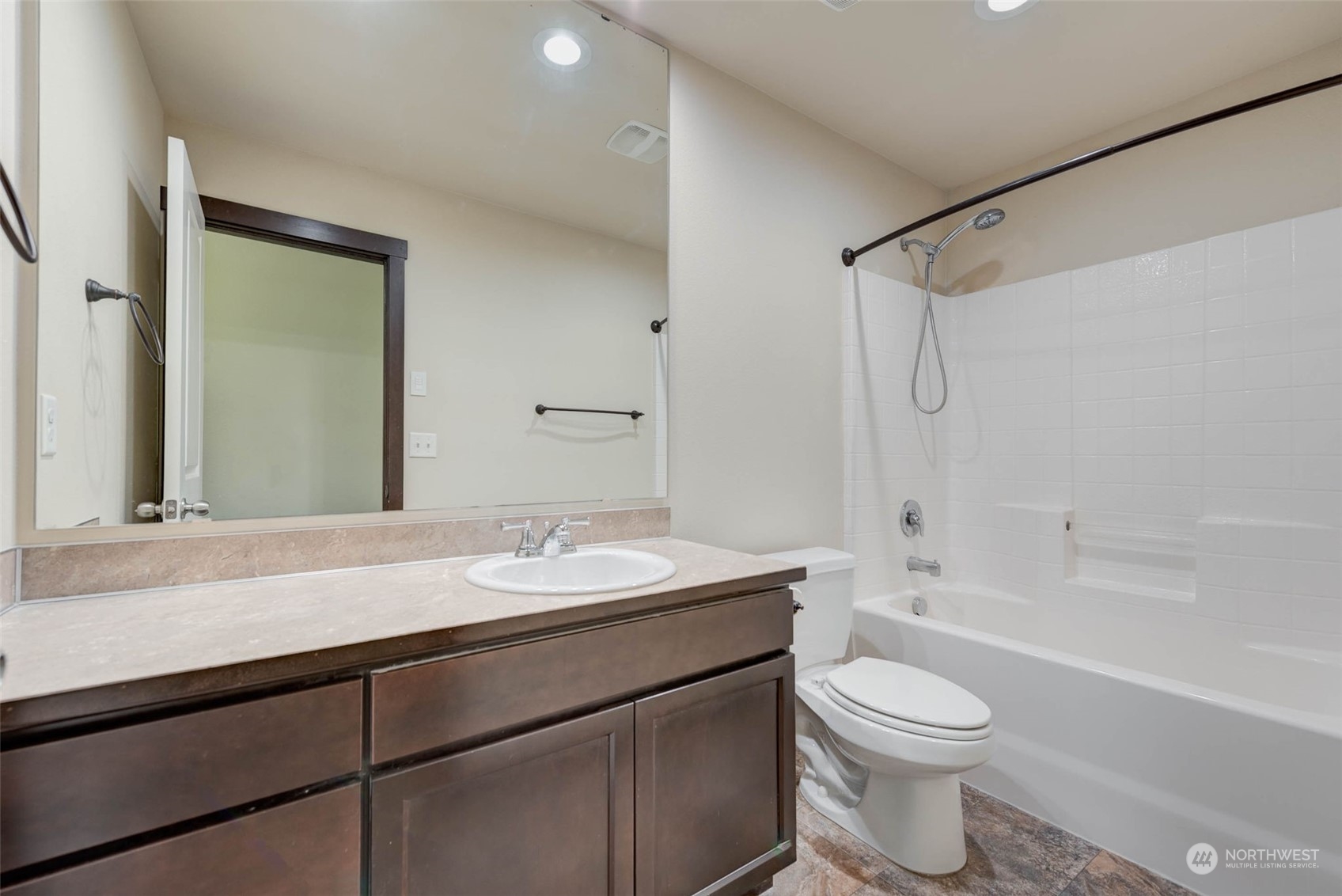 448 Barry Loop Mount Vernon, WA 98274 - Photo 31 of 40 a bathroom with a sink a toilet and shower