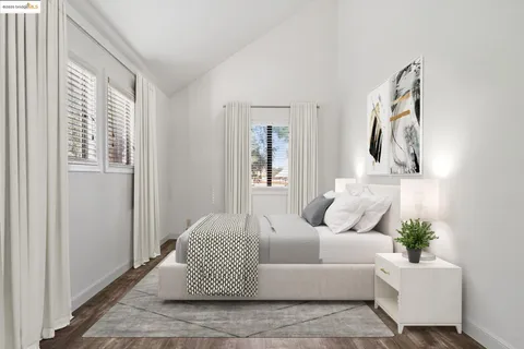 a living room with furniture and window