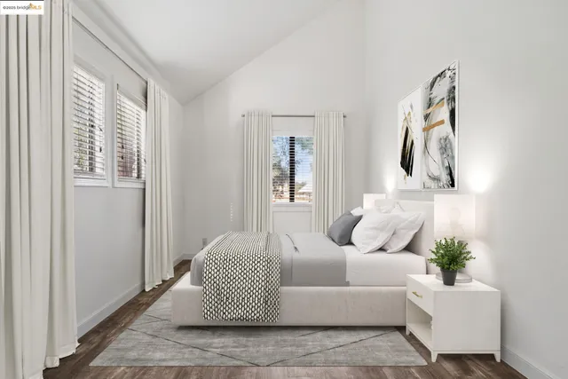 a living room with furniture and window
