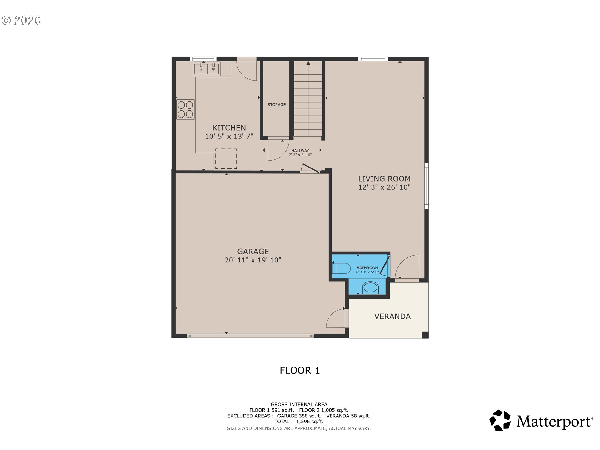 714 Pioneer Road, Unit B4 Brookings, OR 97415 - Photo 34 of 35 Floor Plan