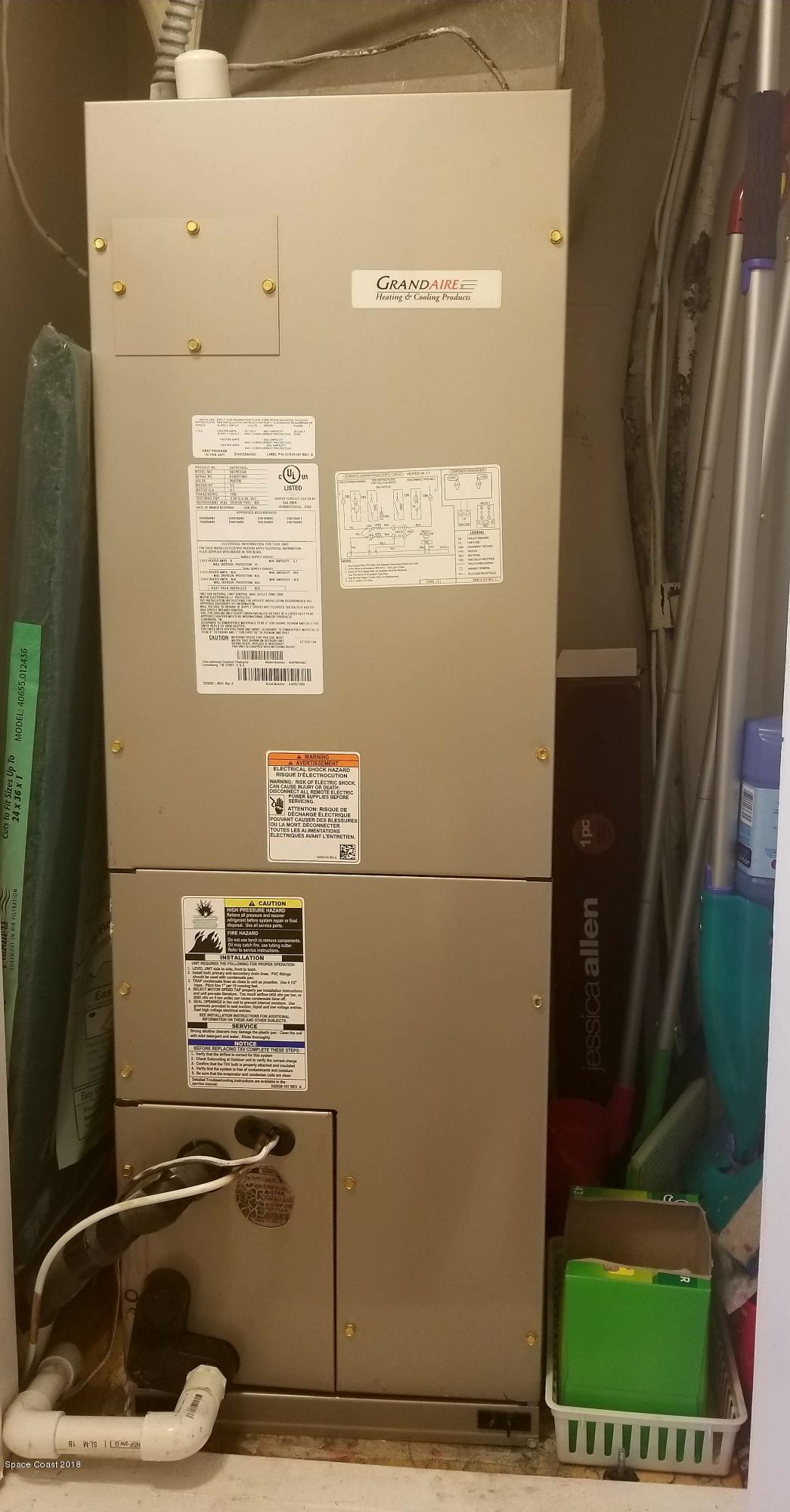 290 Spring Drive, Unit 1 Merritt Island, FL 32953 - Photo 22 of 24 Newer HVAC