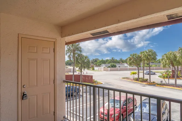 a city view from a balcony