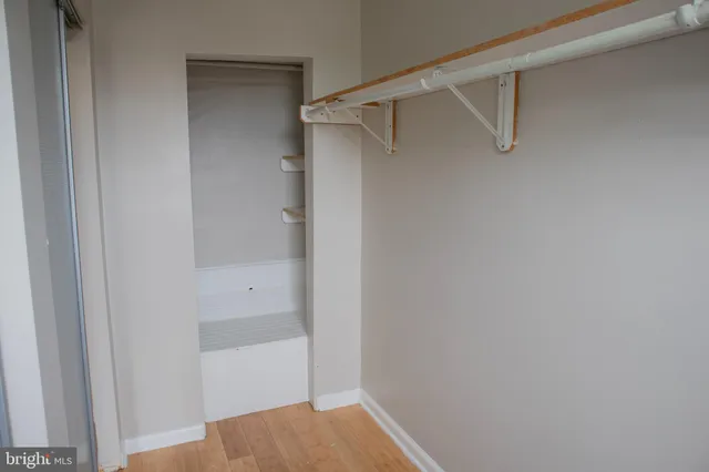 a view of walk in closet