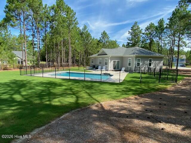 102 Roxburgh Court West End, NC 27376 - Photo 5 of 52 large backyard with salt water pool