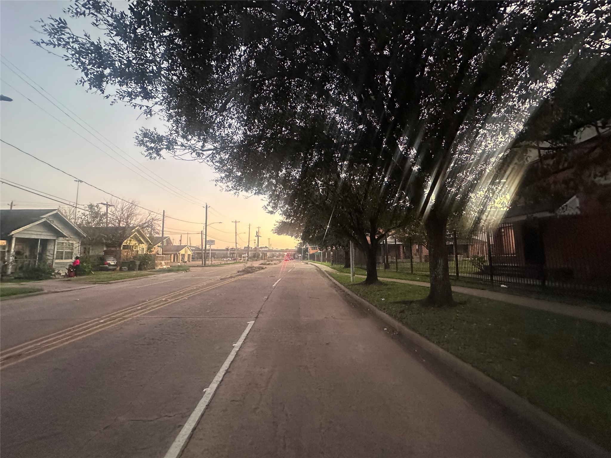 1108 Gregg Street Houston, TX 77020 - Photo 10 of 11 a view of road with large trees