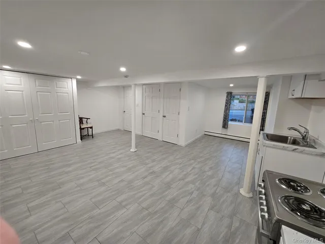 a view of a walk in closet