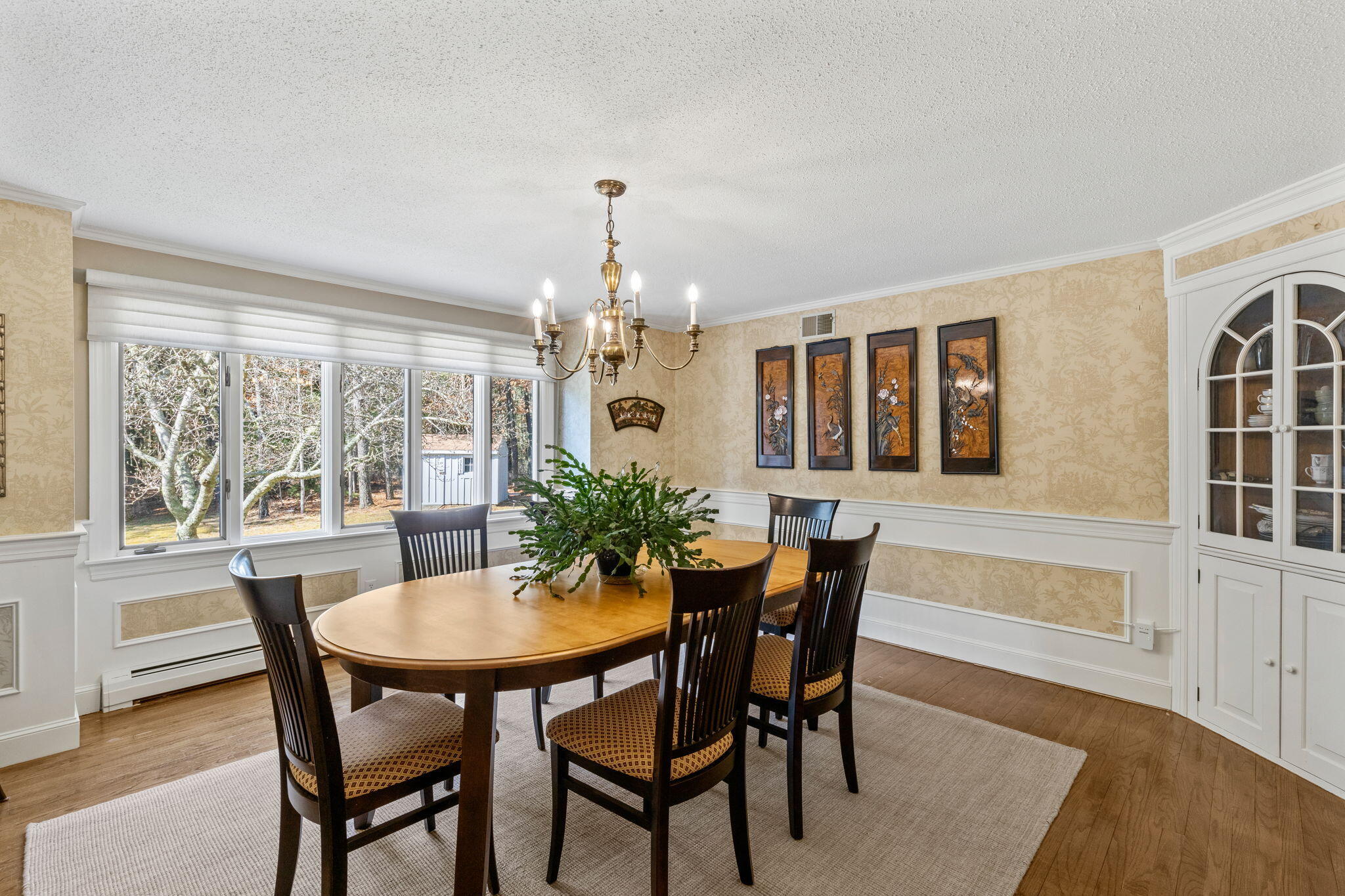 29 Amanda Court Cotuit, MA 02635 - Photo 7 of 45 a view of a dining room with furniture window and wooden floor