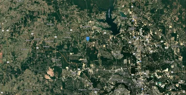 a view of a green field