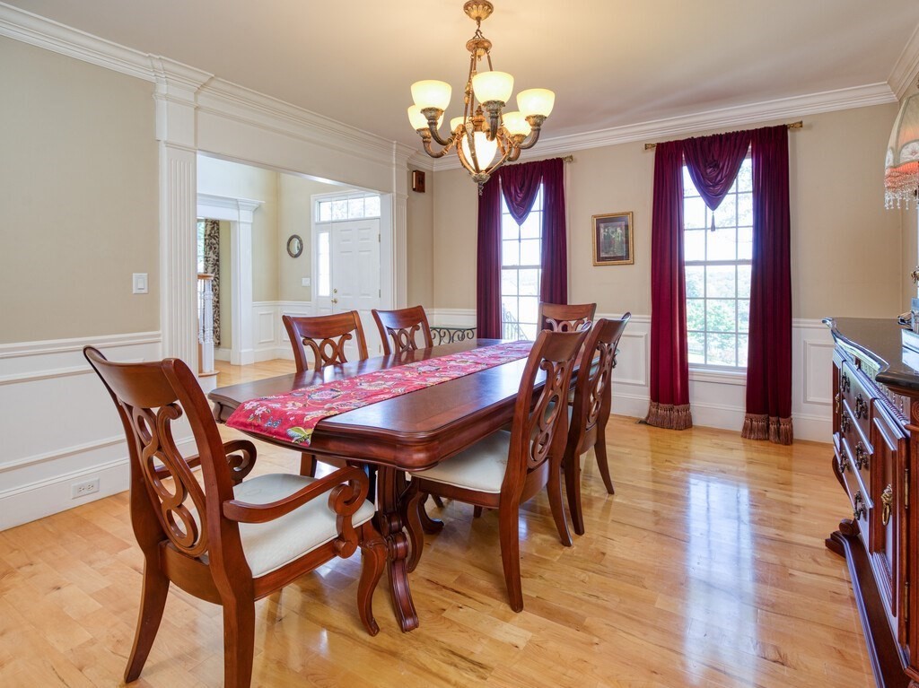 126 Walnut Street Shrewsbury, MA 01545 - Photo 7 of 41 a view of a dining room with furniture window and wooden floor