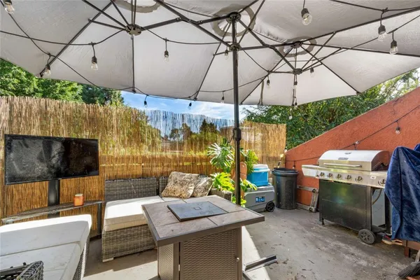 a outdoor space with the patio