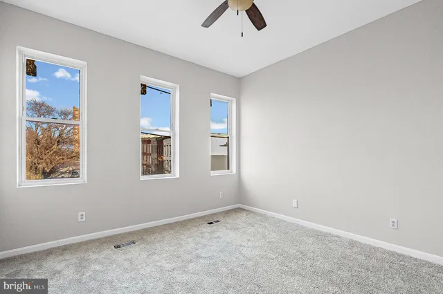 a view of an empty room with window