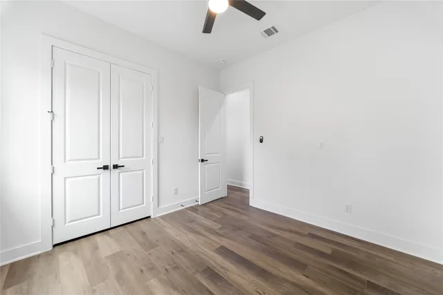 wooden floor in an empty room