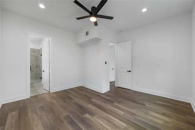 wooden floor in an empty room