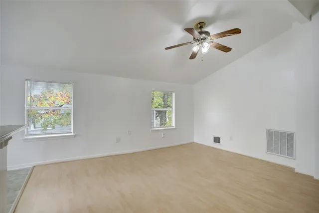 a view of an empty room