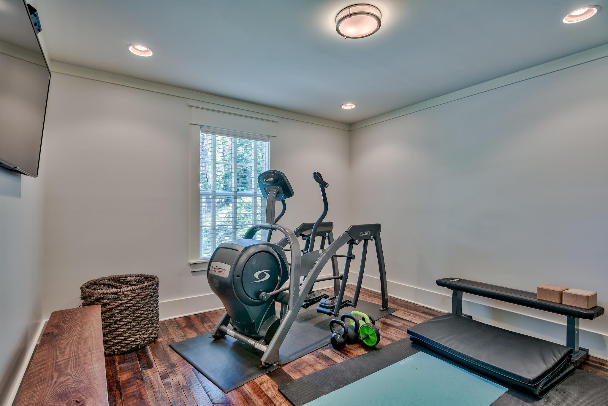 102 Camp Creek Road South Inlet Beach, FL 32461 - Photo 23 of 58 a view of a room with gym equipment