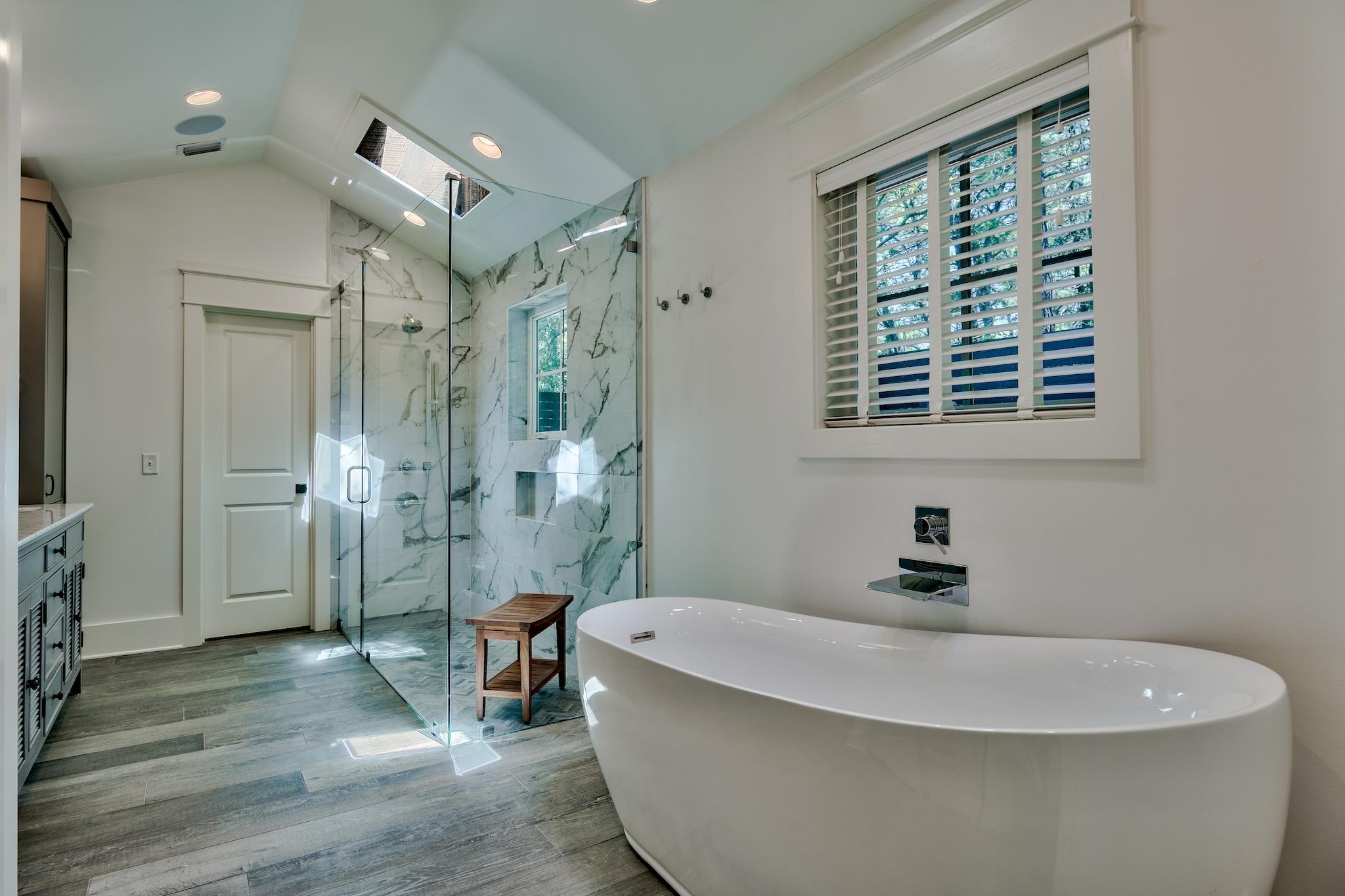 102 Camp Creek Road South Inlet Beach, FL 32461 - Photo 31 of 58 a bathroom with a bathtub and sink