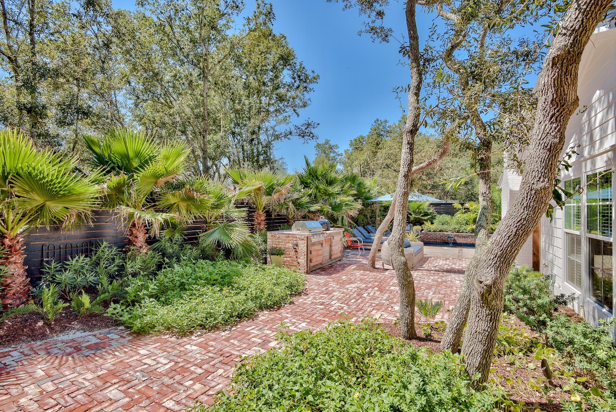 102 Camp Creek Road South Inlet Beach, FL 32461 - Photo 43 of 58 an aerial view of a house with garden space and street view