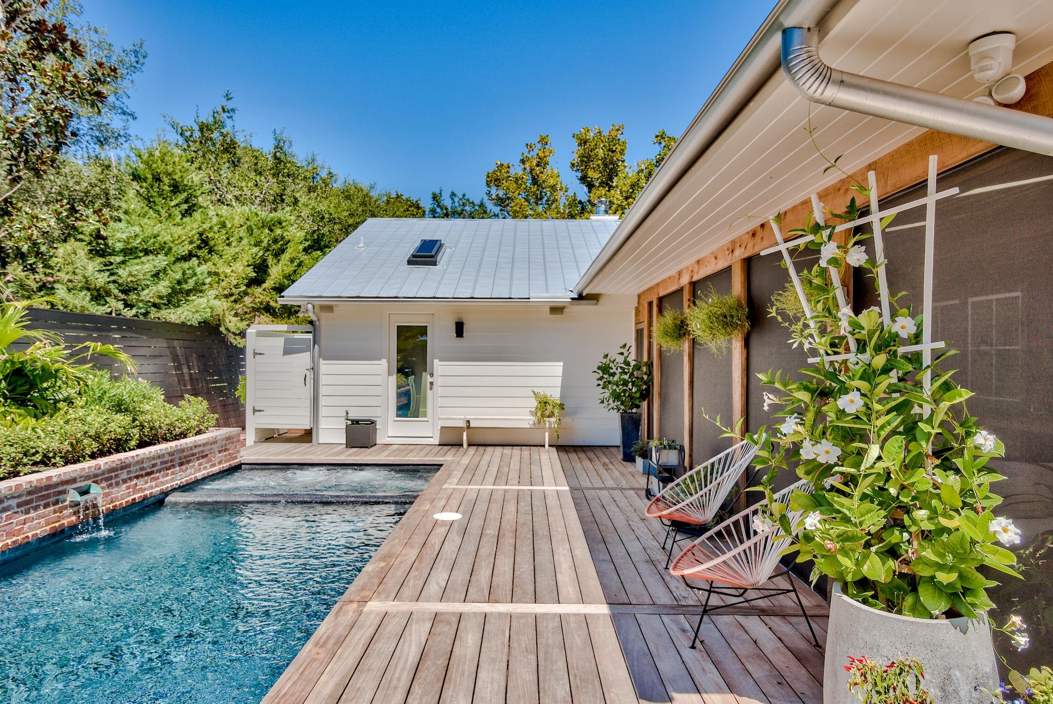 102 Camp Creek Road South Inlet Beach, FL 32461 - Photo 49 of 58 a view of a house with backyard and sitting area