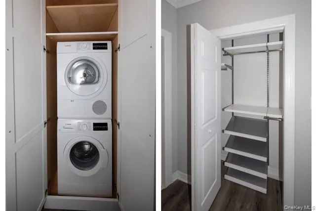 a view of walk in closet