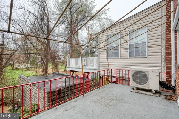 a backyard of a house