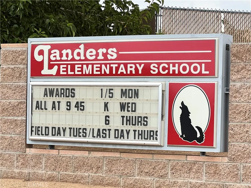 0 Reche Landers, CA 92285 - Photo 11 of 14 a sign that is on the side of a building