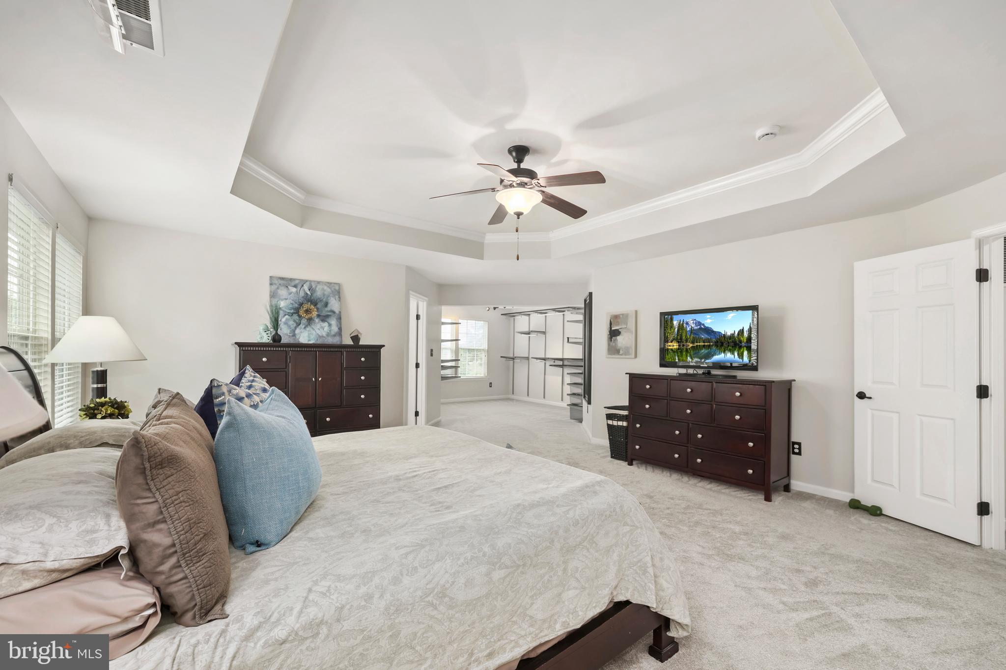 4954 Pebble Run Road Warrenton, VA 20187 - Photo 22 of 67 view of primary bedroom w/tray ceiling