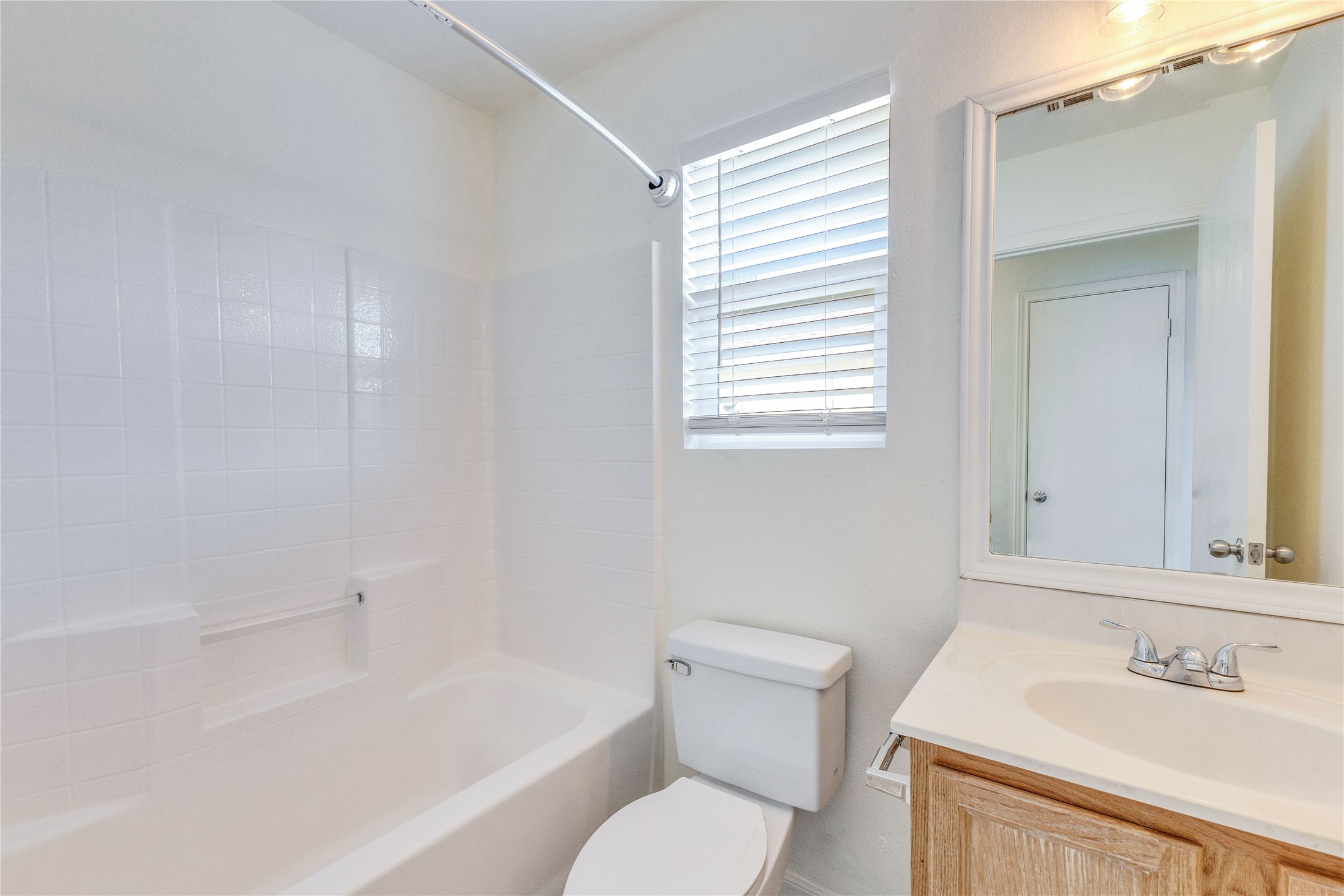 1103 Madison Temple, TX 76504 - Photo 25 of 26 Full bathroom featuring vanity and washtub / shower combination