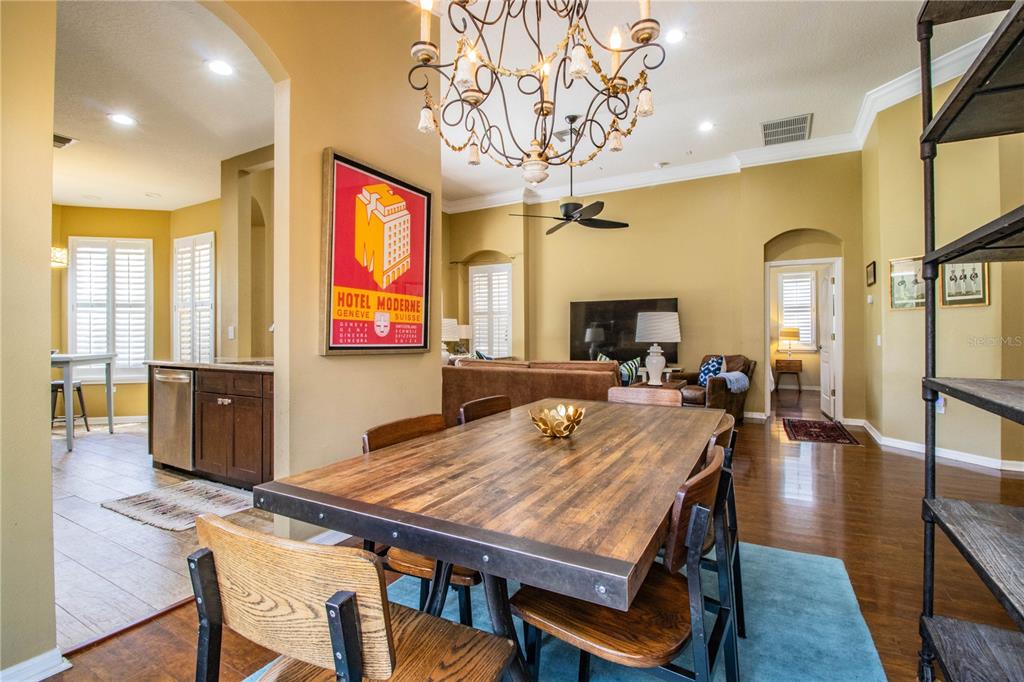 3234 Stonebridge Trail Valrico, FL 33596 - Photo 9 of 34 a view of a dining room with furniture window and wooden floor