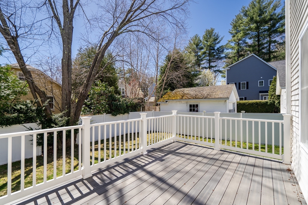 19 Bryn Mawr Road Wellesley, MA 02482 - Photo 41 of 42 a view of a wooden roof deck