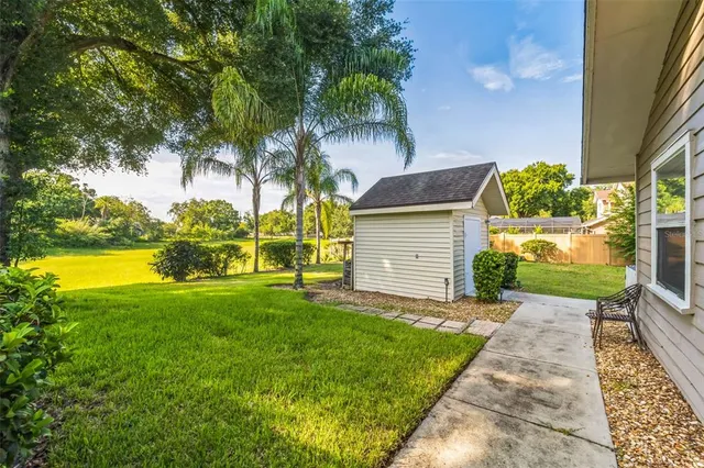 a view of outdoor space yard and swimming pool