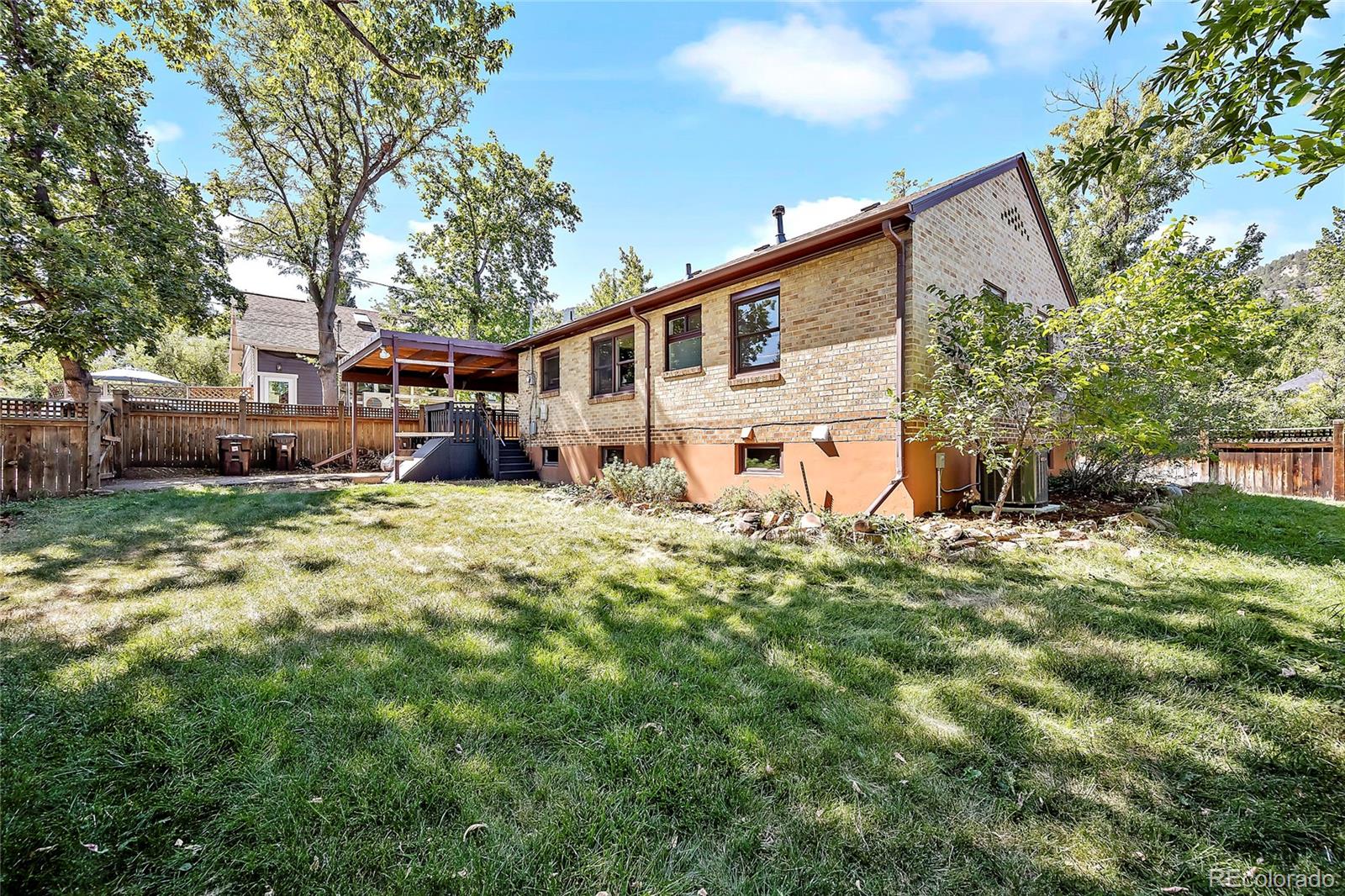 874 9th Street Boulder, CO 80302 - Photo 21 of 23 a view of a house with a yard