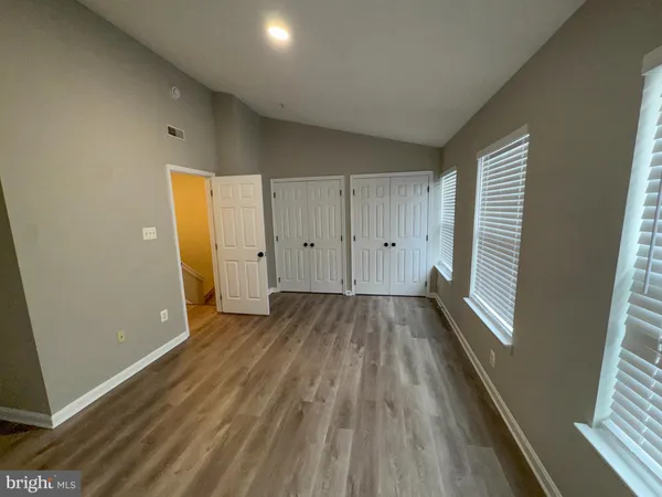 wooden floor in a gallery