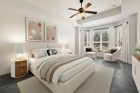 a view of a backyard with wooden floor barbeque oven and trees