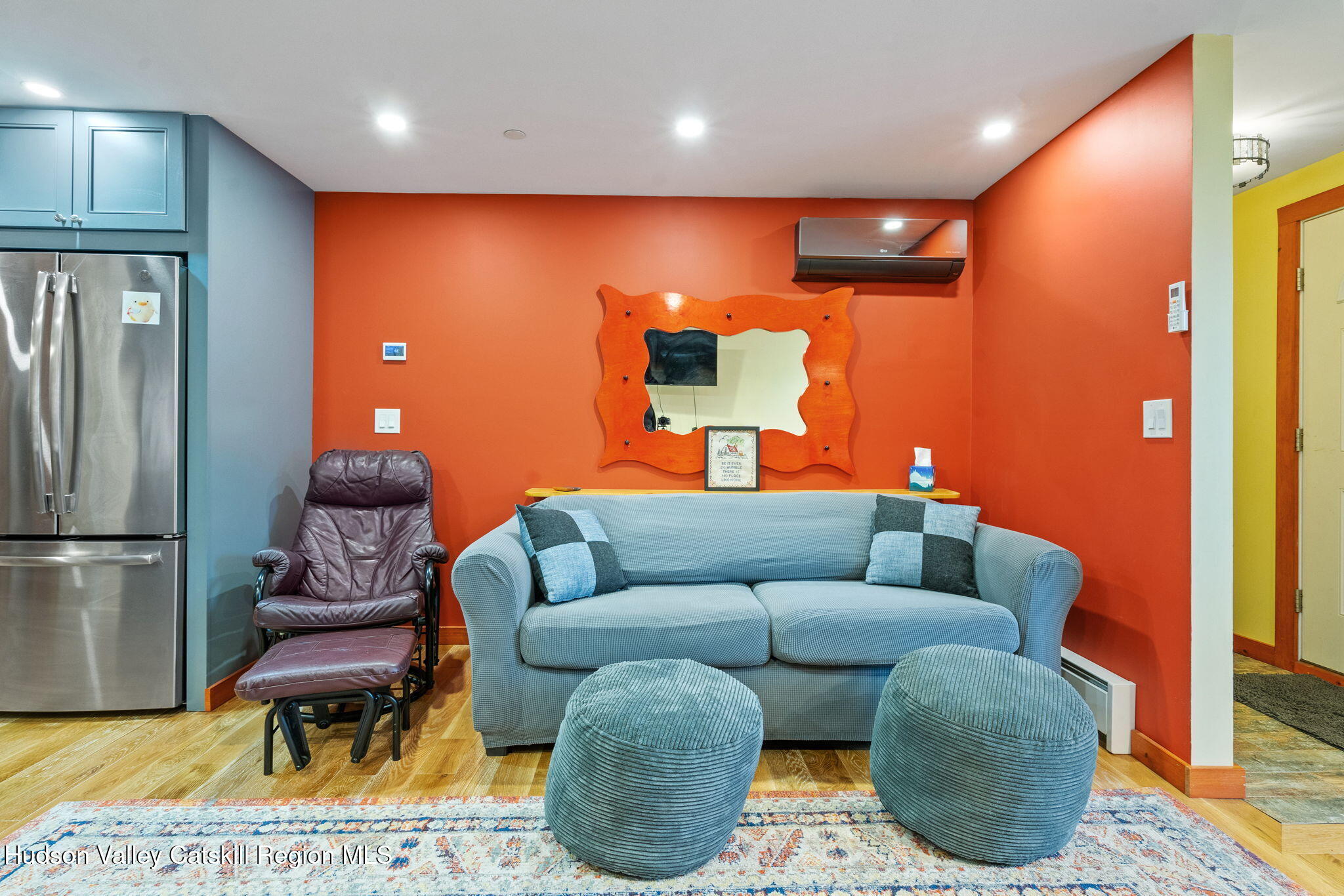 35 Scribner Hollow Road, Unit E3 Hunter, NY 12442 - Photo 47 of 59 a living room with furniture and a couch