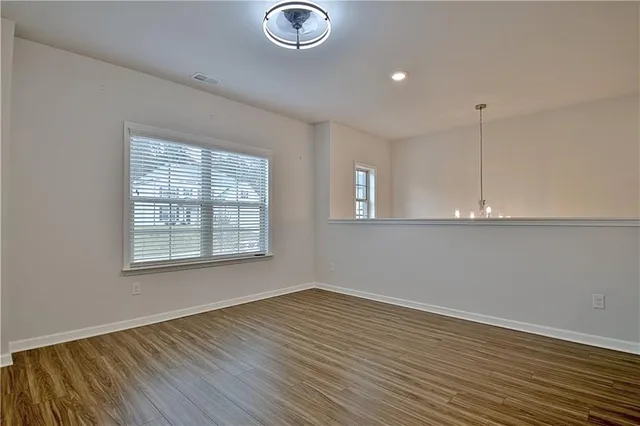 a view of a room with shelf