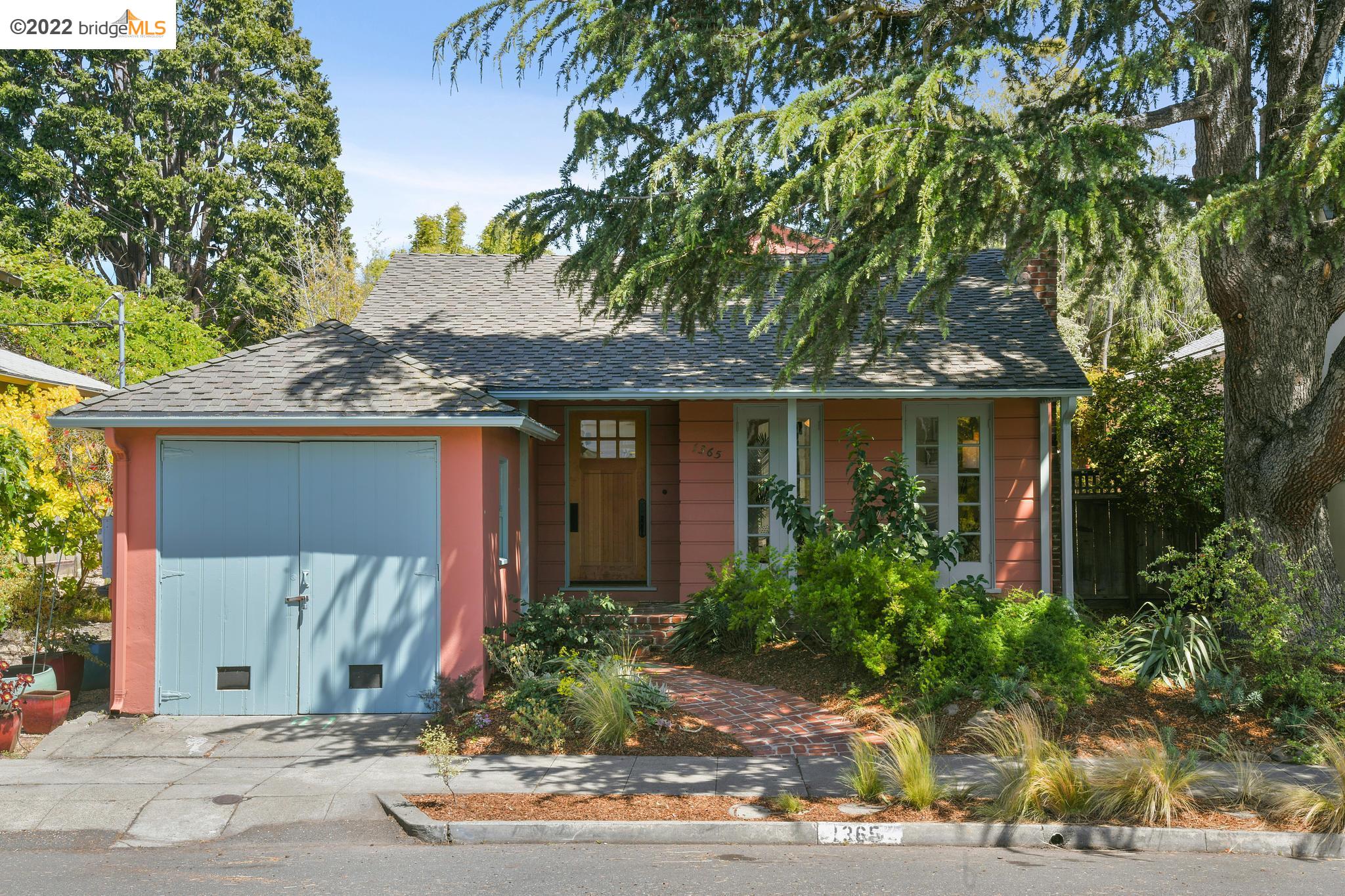1365 Acton Street Berkeley, CA 94706 - Photo 1 of 1 a front view of a house with garden