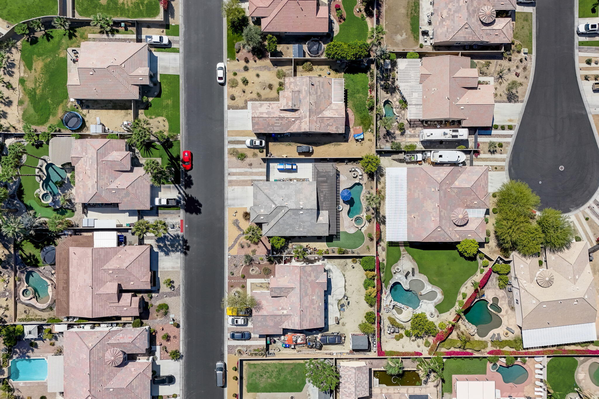 41163 Morris Street Indio, CA 92203 - Photo 68 of 83 an aerial view of houses with outdoor space