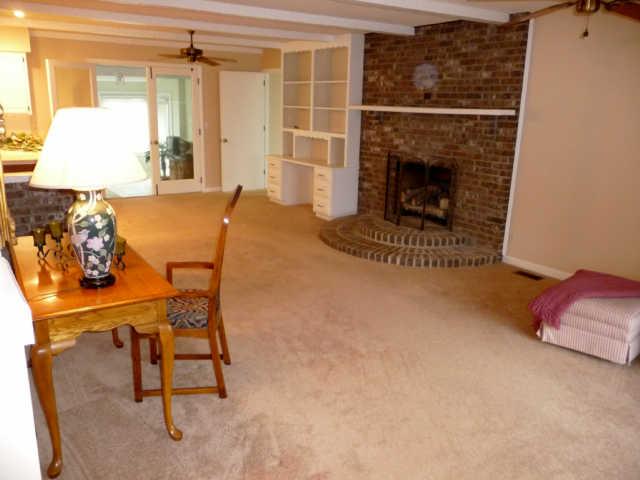 206 Guill Road Mount Juliet, TN 37122 - Photo 4 of 20 Living room with nice fireplace. Burn real logs or use gas logs.