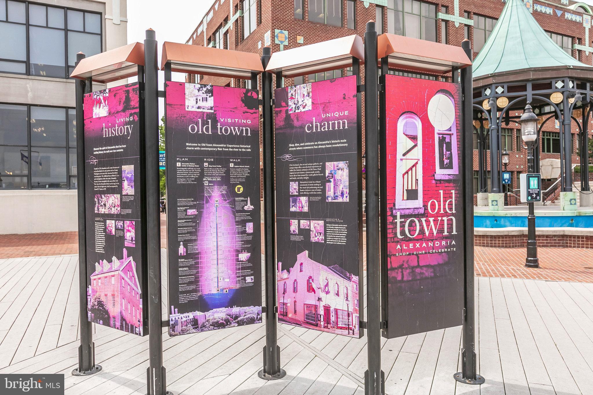 718 Oronoco Street, Unit 2 Alexandria, VA 22314 - Photo 25 of 27 a street sign in front of building
