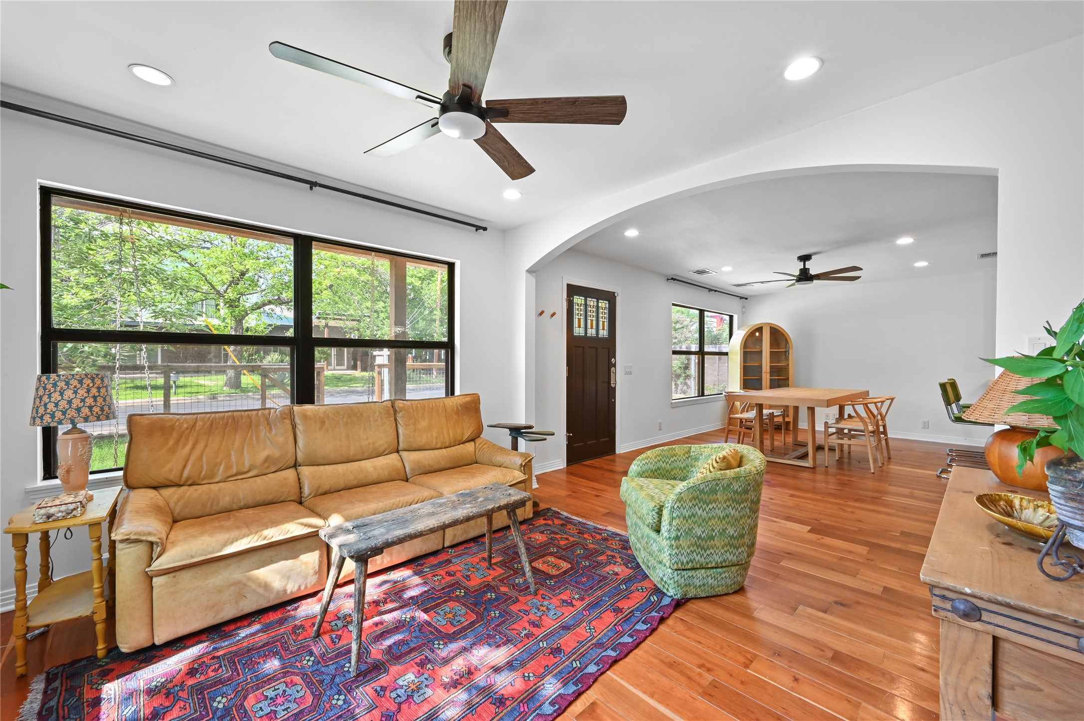 2107 East 13th Street Austin, TX 78702 - Photo 4 of 25 a living room with furniture and a large window